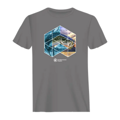Fishing Geometry Man T-Shirt